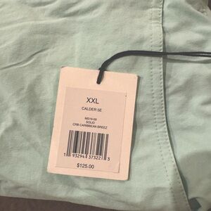 Onia teal blue XXL shorts